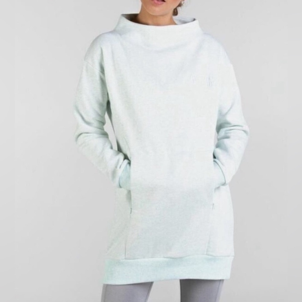 Gymshark Women’s Sosoft Jumper Embossed Logo Mockneck Sweatshirt Size S